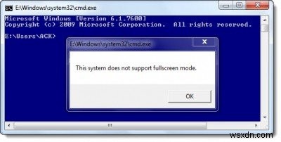 พร้อมรับคำสั่งแบบเต็มหน้าจอในระบบปฏิบัติการ Windows 11/10 