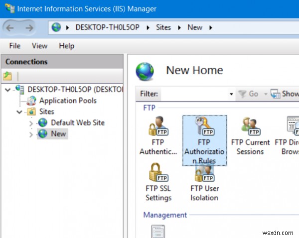 วิธีเพิ่มผู้ใช้เฉพาะเพื่อเข้าถึงเซิร์ฟเวอร์ FTP บน Windows 10 