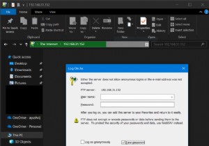 วิธีอัปเดตไฟล์บนเซิร์ฟเวอร์ FTP บน Windows 10 