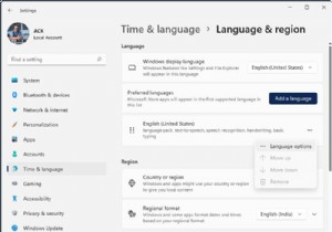 ส่วนต่อประสานผู้ใช้หลายภาษา (MUI) ใน Windows 11/10 