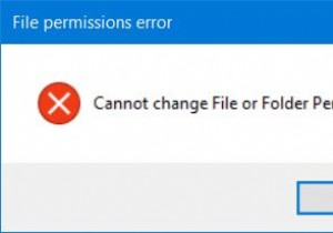 ไม่สามารถเปลี่ยนการอนุญาตไฟล์หรือโฟลเดอร์ใน Windows 10 