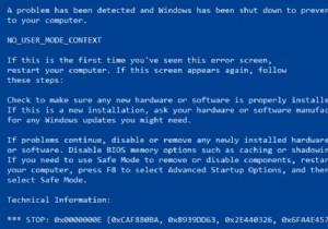 แก้ไข NO_USER_MODE_CONTEXT Blue Screen of Death บน Windows 