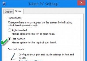 ทำให้ Surface หรือ Windows Tablet ใช้งานได้ง่ายขึ้นสำหรับผู้ใช้ที่ถนัดซ้าย 