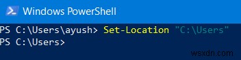 คำสั่ง Command Prompt และคำสั่งเทียบเท่าสำหรับ PowerShell 