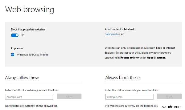 Microsoft Family Safety สำหรับ Windows 10:คุณสมบัติ วิธีการตั้งค่าและใช้งาน 