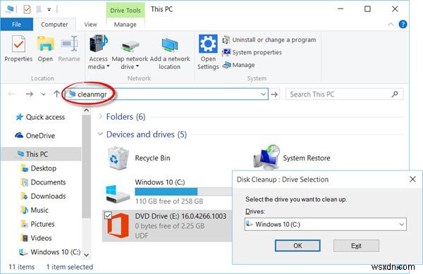 ใช้แถบที่อยู่ของ Explorer เป็นกล่องเรียกใช้เพื่อดำเนินการคำสั่งใน Windows 10 