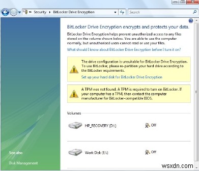ฟีเจอร์ Microsoft BitLocker ใน Windows 10 