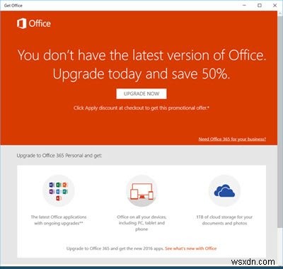 ปิดใช้งาน ถอนการติดตั้ง หรือลบรับการแจ้งเตือนแอป Office ใน Windows 11/10 