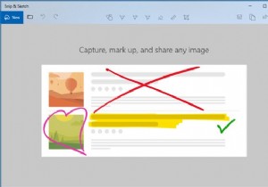 วิธีใช้แอป Snip &Sketch เพื่อจับภาพและใส่คำอธิบายประกอบภาพหน้าจอใน Windows 10 
