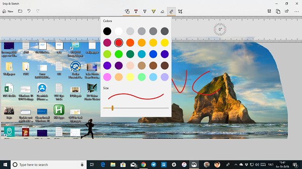 วิธีใช้แอป Snip &Sketch เพื่อจับภาพและใส่คำอธิบายประกอบภาพหน้าจอใน Windows 10 