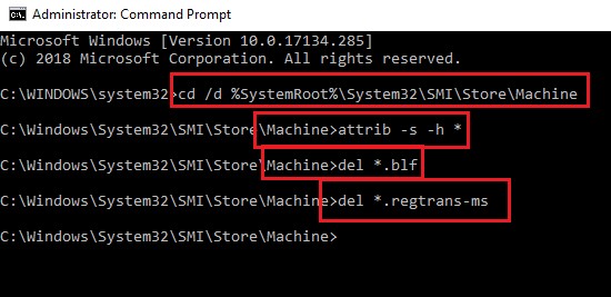 แก้ไขข้อผิดพลาด Windows Update 0x80071a91 