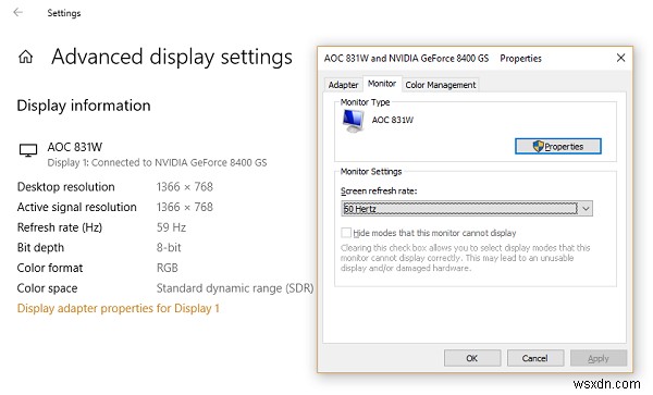 แก้ไขปัญหาสี HDR และ WCG ทั่วไปใน Windows 10 
