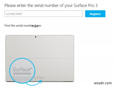 ดาวน์โหลดอิมเมจการกู้คืนสำหรับอุปกรณ์ Surface 