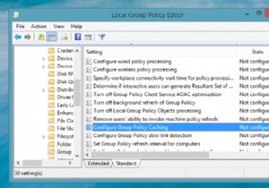 เร่งความเร็วการเข้าสู่ระบบ Windows 10 ด้วยการแคชนโยบายกลุ่ม 
