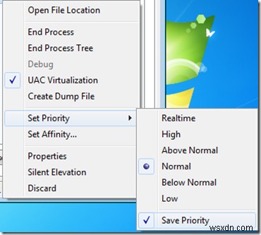 วิธีตั้งค่าและบันทึก Process Priority ใน Windows Task Manager 