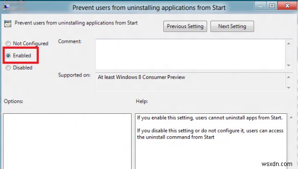 วิธีป้องกันไม่ให้ผู้ใช้ถอนการติดตั้งแอพใน Windows 10 