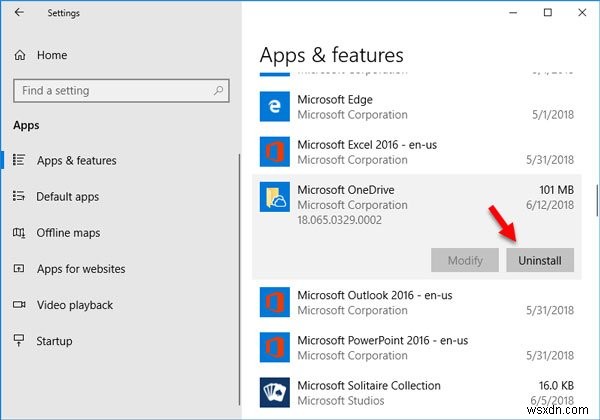 มีการติดตั้ง OneDrive เวอร์ชันใหม่กว่าบน Windows 10 