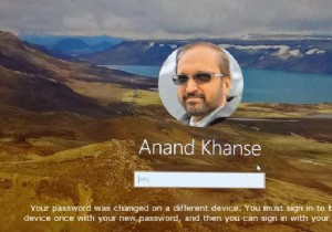 รหัสผ่านของคุณถูกเปลี่ยนในอุปกรณ์อื่น 