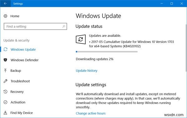 แก้ไข:รหัสข้อผิดพลาดการอัปเดต Windows 10 0x8024a105 