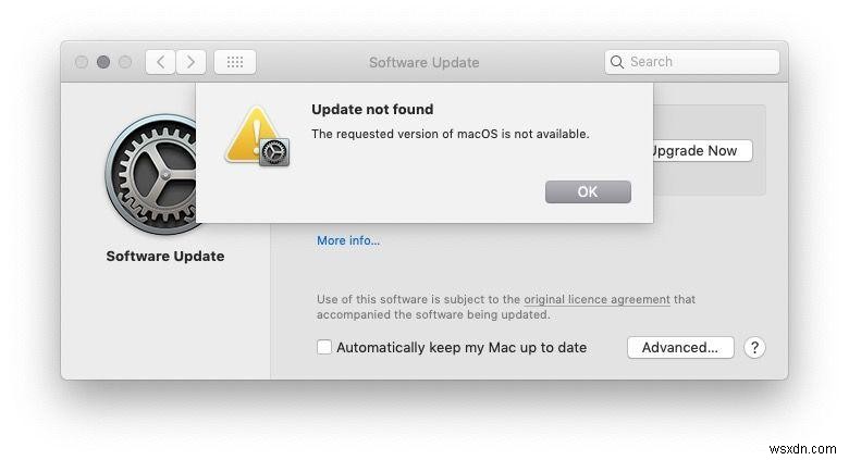 macOS Monterey จะไม่ติดตั้ง:แก้ไข 