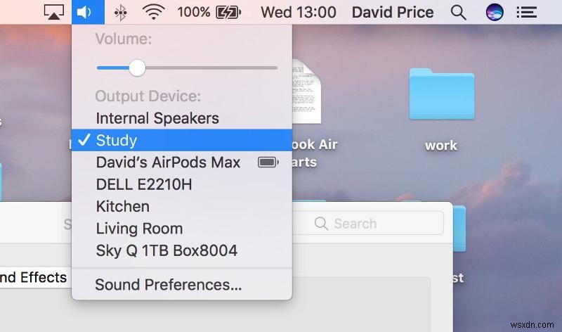 วิธี AirPlay เสียงจาก Mac ไปยัง HomePod 