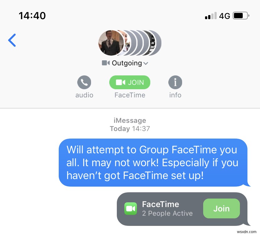 วิธีโทรแบบกลุ่ม FaceTime 