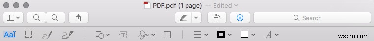 วิธีแก้ไข PDF บน Mac 