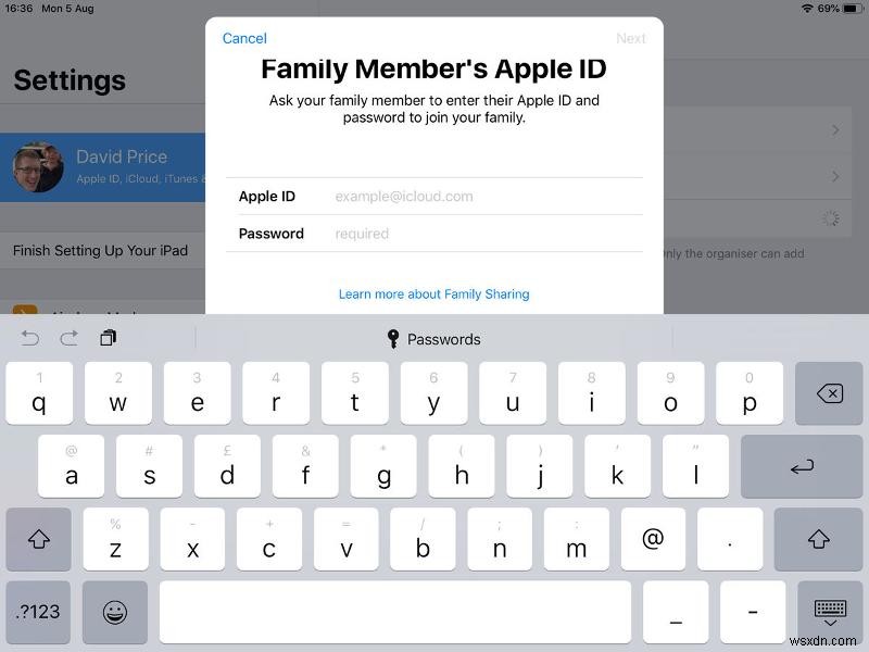 วิธีตั้งค่า Family Sharing บน iPad, iPhone &Mac 