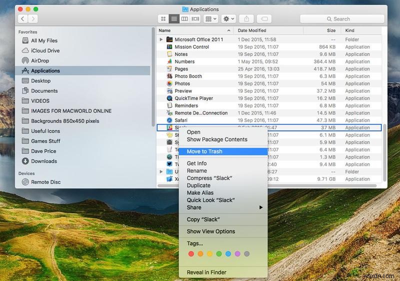 วิธีถอนการติดตั้ง Mac Apps 
