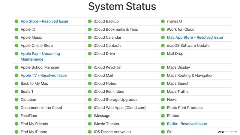 iCloud ล่มหรือไม่ 