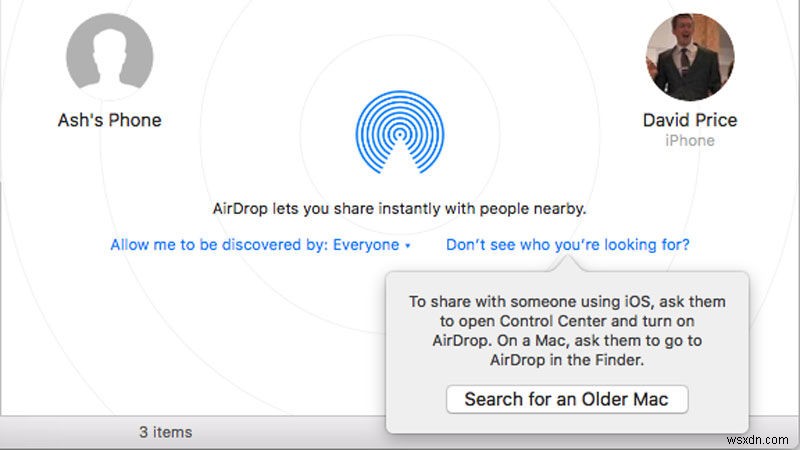 วิธี AirDrop บน Mac, iPhone และ iPad 