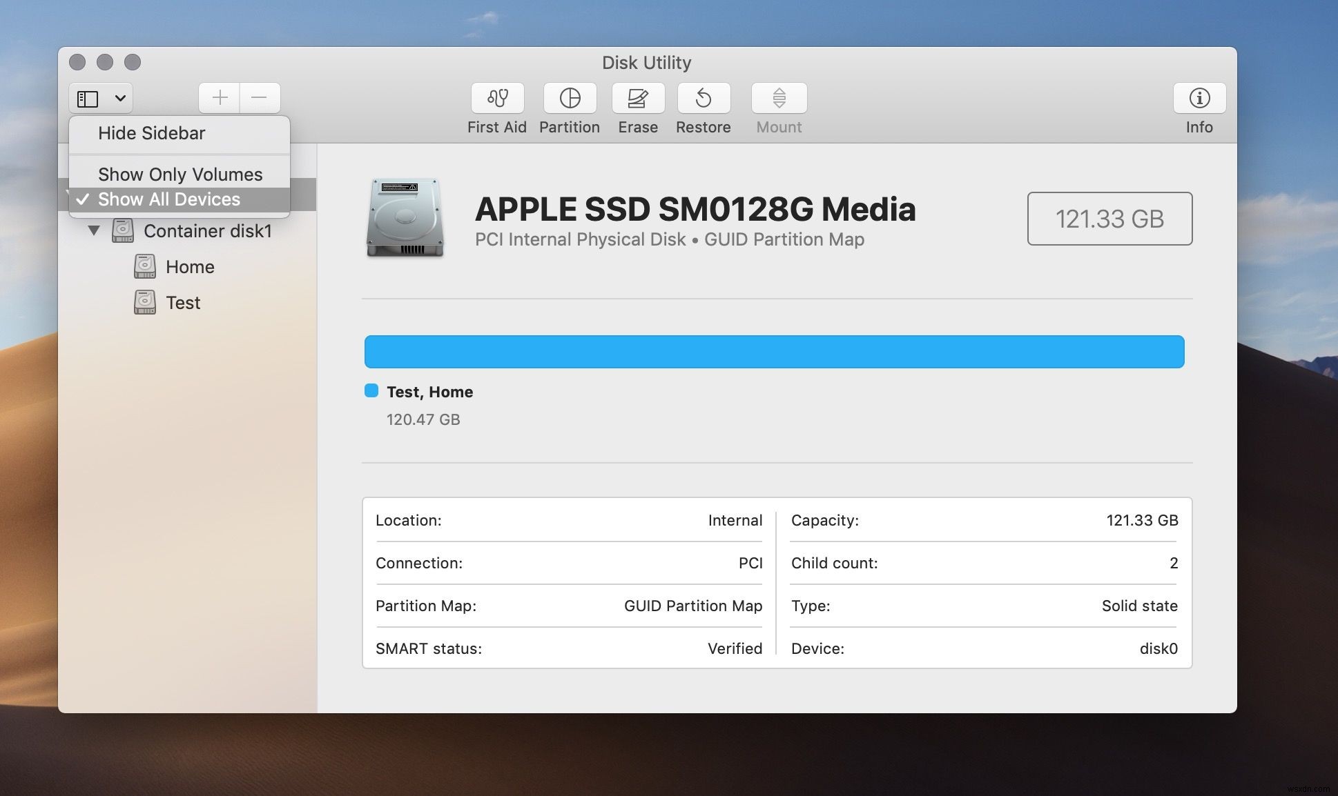 วิธีแบ่งพาร์ติชั่นฮาร์ดไดรฟ์ Mac หรือ SSD หรือสร้างโวลุ่ม APFS 