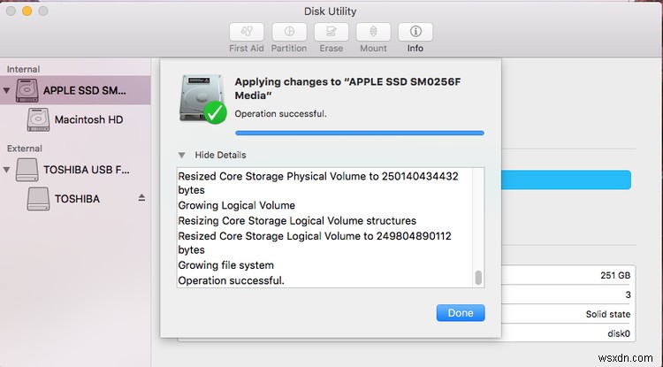 วิธีแบ่งพาร์ติชั่นฮาร์ดไดรฟ์ Mac หรือ SSD หรือสร้างโวลุ่ม APFS 