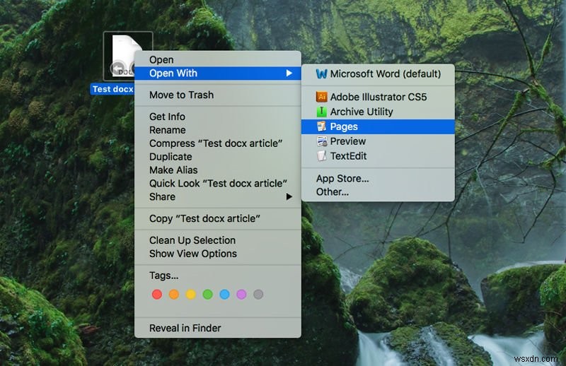 วิธีเปิดไฟล์ .docx Word บน Mac, iPad หรือ iPhone 