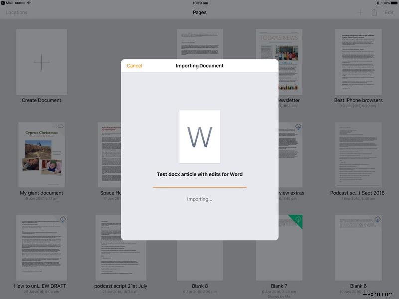 วิธีเปิดไฟล์ .docx Word บน Mac, iPad หรือ iPhone 