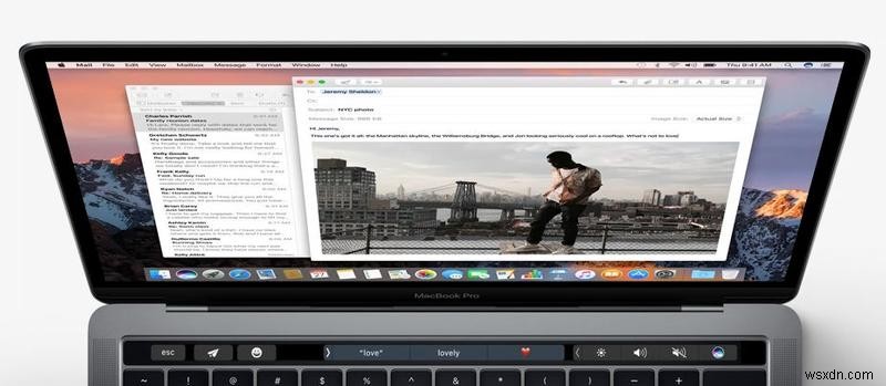 วิธีใช้ Touch Bar บน MacBook Pro 