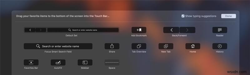 วิธีใช้ Touch Bar บน MacBook Pro 