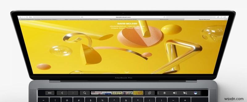 วิธีใช้ Touch Bar บน MacBook Pro 