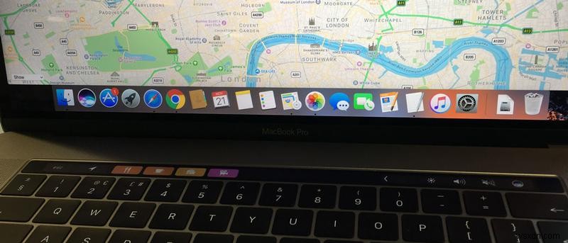 วิธีใช้ Touch Bar บน MacBook Pro 