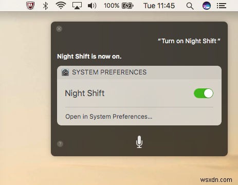 วิธีเปิด Night Shift บน Mac 