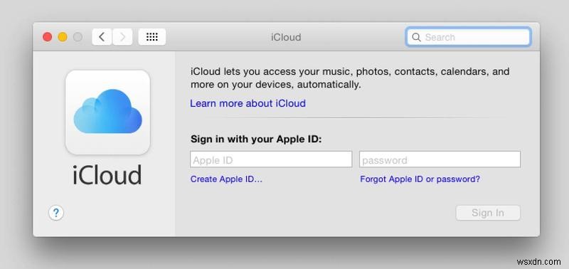 วิธีใช้บัญชี Apple ID 