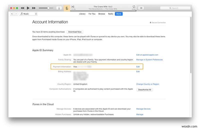 วิธีเปลี่ยนข้อมูลการชำระเงิน Apple ID บน iPhone, iPad, iPod, Mac &PC 