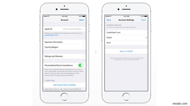 วิธีเปลี่ยนข้อมูลการชำระเงิน Apple ID บน iPhone, iPad, iPod, Mac &PC 