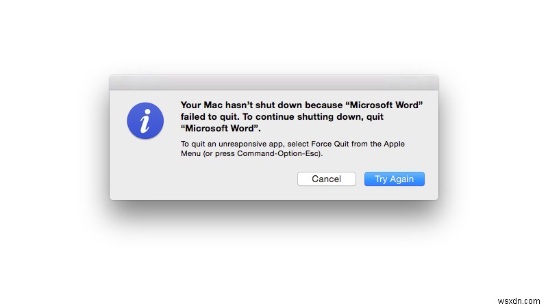 จะทำอย่างไรถ้า Mac ของคุณไม่ปิดเครื่อง 