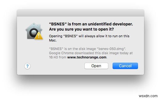 วิธีเปิดแอพ Mac จากผู้พัฒนาที่ไม่ระบุชื่อ 