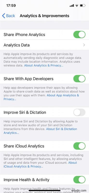 วิธีลบประวัติและข้อมูล Siri ของคุณ 