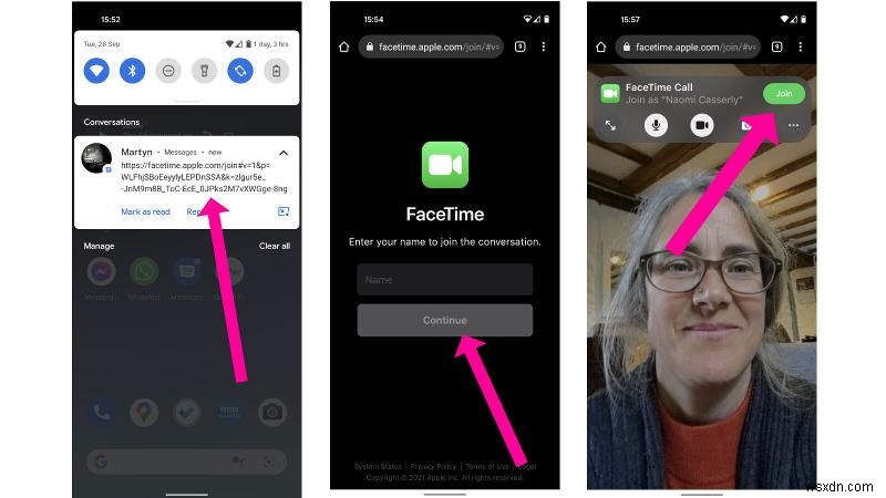 วิธี FaceTime โทรหาผู้ใช้ Android 
