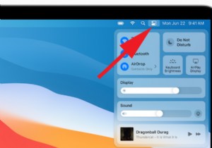 วิธีใช้ศูนย์ควบคุมบน Mac 