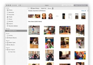 วิธีใส่รูปภาพลงในแอพรูปภาพบน Mac 