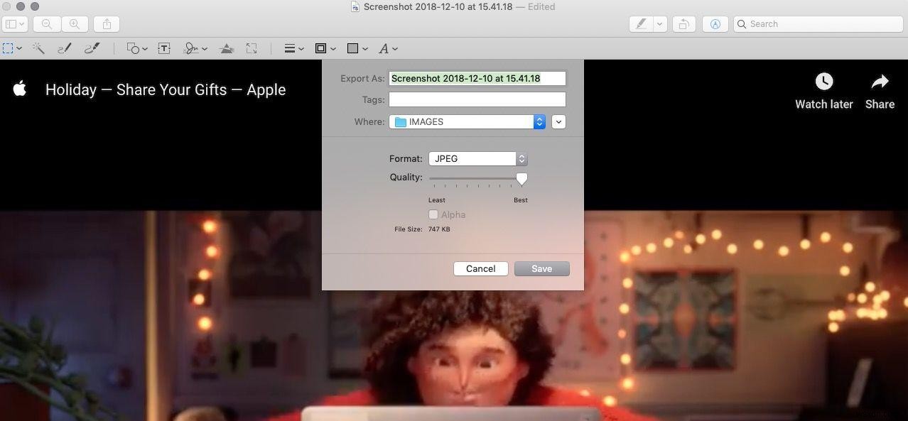 วิธีปรับขนาดรูปภาพใน Mac 